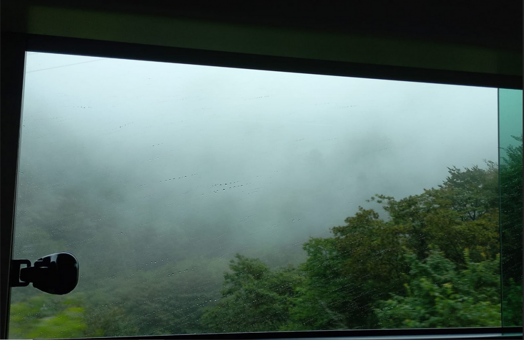 View from the Hakone-Tozan bus